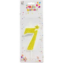 Hayaller Dükkanı Mum 7 Yaş Altın Pk:1-2
