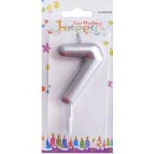 Hayaller Dükkanı Mum 7 Yaş Gümüş Pk:1-1