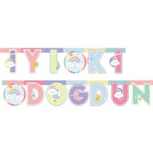 Hayaller Dükkanı Gökkuşağı Bulut Flama Iyiki Doğdun Pk:1