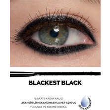 Avon Glimmersticks Asansörlü Açılıp Kapanabilen Göz Kalemi Blackest Black Üçlü Set