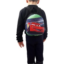 Dzc Kuzenler Avm Erkek Çocuk 3D Cars Şimşek Arabalı Kreş Anaokulu Sırt Çantası 25X22