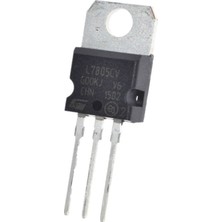 Alkatronik L7805CV 3 Pin Dc 5V Lineer Voltaj Düşürücü Regülatör Entegre