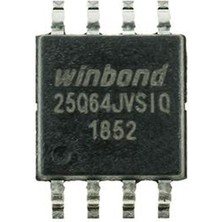 Winbond W25Q64JVSIQ 64M-BIT Seri Flash 3.3V Spı Hafıza Entegresi