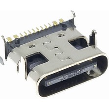 Alkatronik Type-C USB Soket 16 Pin Smd USB 3.1 Cep Tel. Konnektör Şarj Dişi