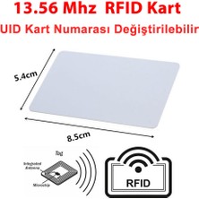 Alkatronik UID Değiştirilebilir 13.56Mhz RFID Manyetik Kart Rfid Proximity Göstergeç Kart 13.56 Mhz Kapı Geçiş