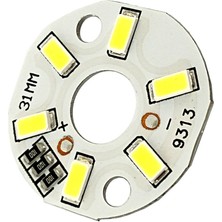 Alkatronik 5730 5V 3W 32MM Beyaz LED Modül Aluminyum Pcb 6 LED Lamba Aydınlatma