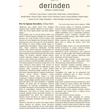 Derinden 5.sayı Yaz 2022
