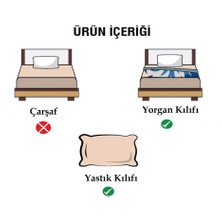 Ricco Lifes Vintage %100 Pamuk Fırfırlı Tek Kişilik Nevresim Seti