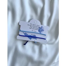 Atölye Merdiven Her Zaman Her Yerde Yanındayım Ip Çift Bileklik Seti Bff, Sevgili Bilekliği