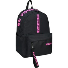 Mubo 1901 Sırt Çantası Be Your Style Siyah Pembe