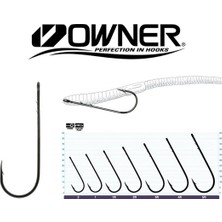 Owner Worm 5100 Uzun Pala Lüfer Kancası Iğnesi Delikli