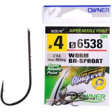 Owner 56538 Worm Bh Sproat Olta Iğnesi Kancası