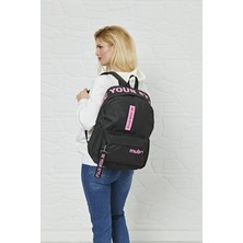 Mubo 1901 Sırt Çantası Be Your Style Siyah Pembe