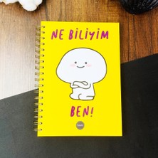 Hediye Ofisi Ne Biliyim Ben Tasarımlı Konuşan Ajanda Yıllık Planlayıcı Akademik Ajanda
