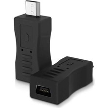 BK Teknoloji Micro USB Erkek To Mini USB Dişi Veri Şarj Çevirici Adaptör