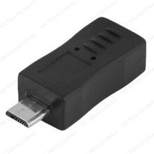 BK Teknoloji Micro USB Erkek To Mini USB Dişi Veri Şarj Çevirici Adaptör