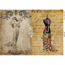 Lineart Pirinç Dekopaj Kağıdı LA-AS36