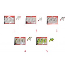 Captain 3563 Orient Soft 9cm Levrek Silikonu 3'lü Set Suni Balık