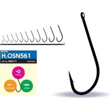 Hayabusa Hosn 561 Delikli Uzun Pala Olta Iğnesi Black Nikel