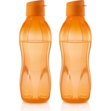 Tupperware Eco+ Şişe Suluk Kolay Kapak 750 ml Papaya 2'li