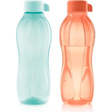 Tupperware Eco Şişe Suluk Su Mavisi ve Turuncu 2'li  500 ml