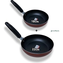 Çapar Group Teflon Omlet Tavası & Yumurta Sahanı 2'li (22-18CM)