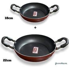 Çapar Group Teflon Omlet Tavası & Yumurta Sahanı 2'li (22-18CM)