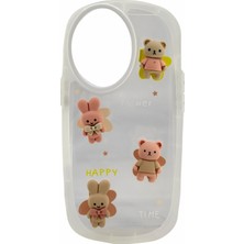 Nettech Apple iPhone 13 Pro Uyumlu Karikatür Seri Arka Koruma