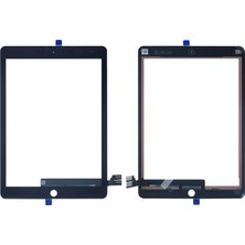 Teknonet  iPad Pro 9.7 inç Uyumlu Dokunmatik Lens + Filmli (Siyah) NT-95392