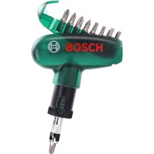 Bosch Dıy-P Cırcırlı Tornavida ve 9 Parça Vidalama Ucu Seti