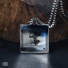 Beymarka Hercules Kare Çelik Kolye