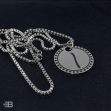 Beymarka I Harfi Yuvarlak Çelik Kolye