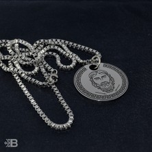 Beymarka Poseidon Yuvarlak Çelik Kolye