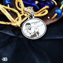 Beymarka Muhammad Ali Yuvarlak Çelik Kulplu Kolye