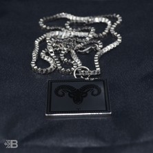 Beymarka Koç Burcu Kare Çelik Kolye - 3165