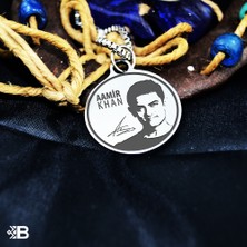 Beymarka Aamir Khan Yuvarlak Çelik Kulplu Kolye
