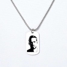 Beymarka Paul Walker Asker Kolye, Kişiye Özel Çelik Asker Kolye