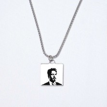 Beymarka Tony Stark Kolye, Kişiye Özel Çelik Asker Kolye