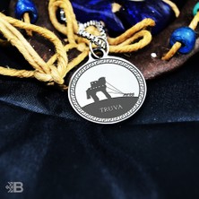 Beymarka Truva Yuvarlak Çelik Kulplu Kolye - 2064