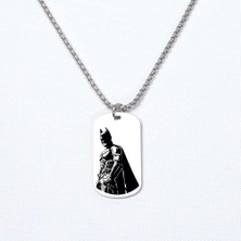 Beymarka Batman Asker Kolye, Kişiye Özel Çelik Asker Kolye