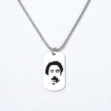 Beymarka Çiçek Abbas Şakir Asker Kolye, Kişiye Özel Çelik Asker Kolye