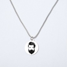 Beymarka Kuaför Yuvarlak Çelik Kolye