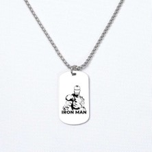Beymarka Iron Man Asker Kolye, Kişiye Özel Çelik Asker Kolye
