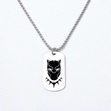 Beymarka Black Panther Asker Kolye, Kişiye Özel Çelik Asker Kolye