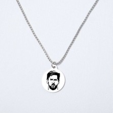 Beymarka Messi Yuvarlak Çelik Kolye