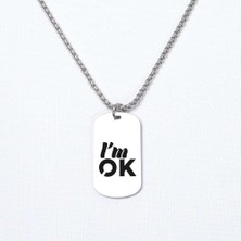 Beymarka Im Ok Asker Kolye, Kişiye Özel Çelik Asker Kolye