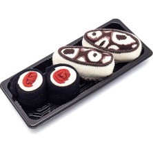 Too'b Sushi Nigiri Ahtapot Maki Tuna Desenli  Renkli Çorap 2 Çift