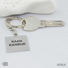 Beymarka Kişiye Özel Bmw Kare Plaka Anahtarlık