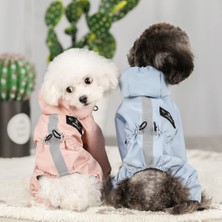 Shun Su Geçirmez Yansıtıcı Köpek Giysileri Yumuşak Geçirimsiz Polyester Ceket (Yurt Dışından)