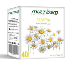 Multidem Papatya Karışık Bitki Çayı Bardak Poşet 3'lü 40'lı 2g*40*3